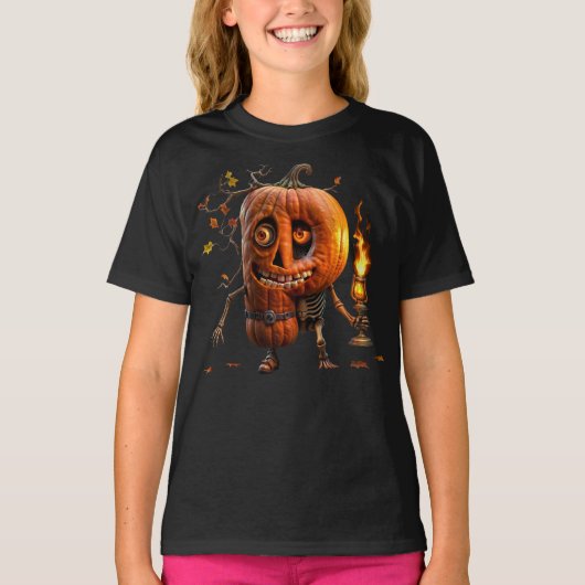 T-shirt Kine de Halloween (Devant)