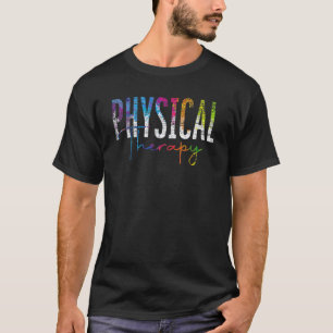 T-shirt Kinésithérapeute Pt Exercice Kinésithérapie Coloré