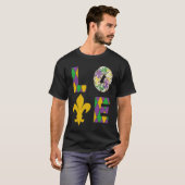 T-shirt King Cake Love Mardi Gras Parade Shenanigans Carni (Devant entier)