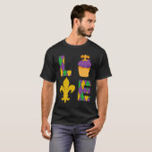 T-shirt King Cake Love Mardi Gras Parade Shenanigans Carni (Devant entier)