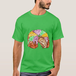 T-shirt King Cake Watercolor
