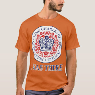 T-SHIRT KING CHARLES III CORONNEMENT J'ÉTAIS LÀ