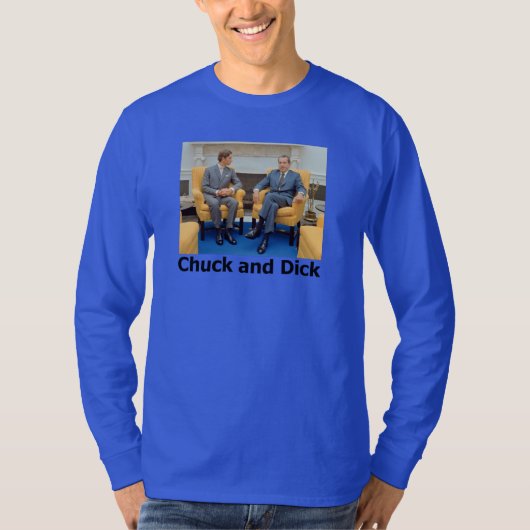 T-shirt King Charles III et Richard Nixon Angleterre Améri (Devant)