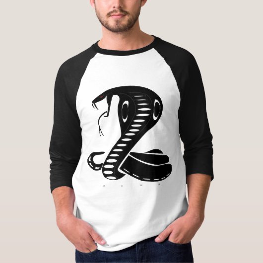 T-shirt King Cobra Black Design (Devant)