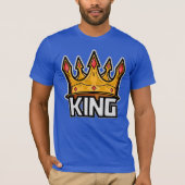 T-shirt King Crown élégant (Devant)