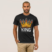 T-shirt King Crown élégant (Devant entier)