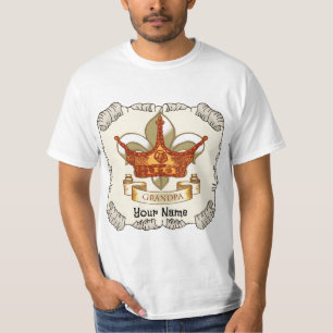 T-shirt King Crown GrandPa