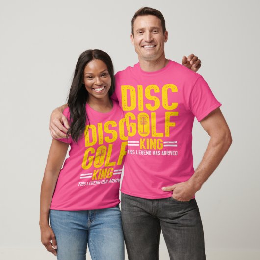 T-shirt King Disk Golf Disc Golf (Unisexe)