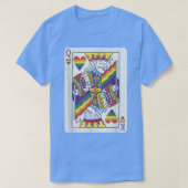 T-shirt King et Queen - Funny LGBTQ Poker Card (Design devant)