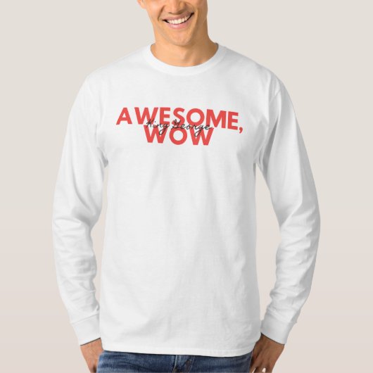 T-shirt King George, Alexander Hamilton Citation directe (Devant)