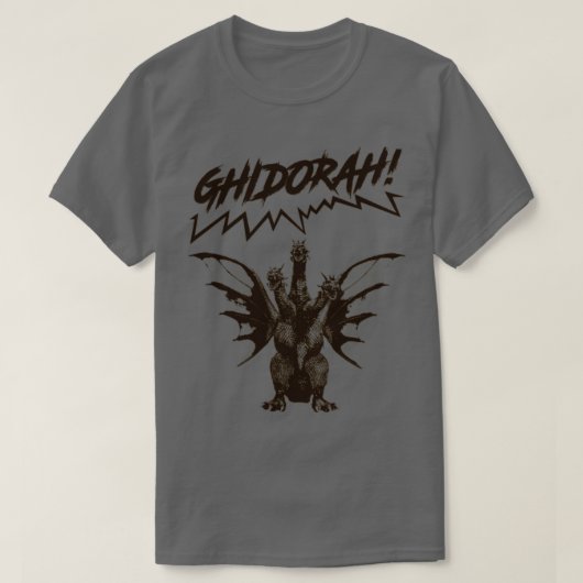 T-SHIRT KING GHIDORAH GRG NAME (Design devant)