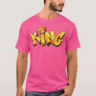 T-shirt King Graffiti Art Street Art Urban Spray Peinture