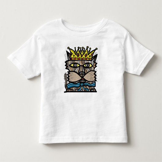 T-shirt "King Kat" Toddler Fine Jersey (Devant)