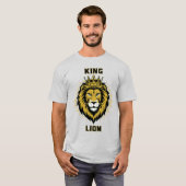 T-SHIRT KING LION (Devant entier)