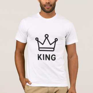 T-shirt King Matching Shirts – Minimal Crown Line 