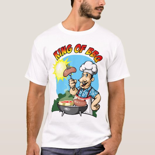 T-shirt king of BBQ (Devant)