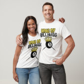 T-shirt King Of Billiards Pool Queue Snooker Billard Jouer (Unisexe)