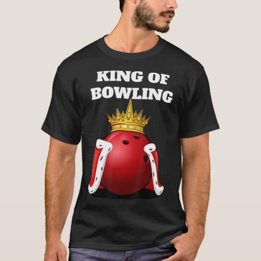 T-shirt King of Bowling Bowling Player Boys (Devant)
