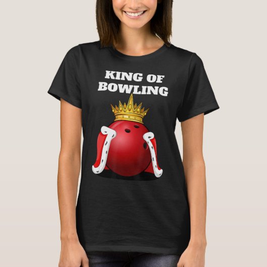 T-shirt King of Bowling Bowling Player Boys (Devant)