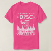 T-shirt King Of Disk Golf (Design devant)