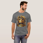 T-shirt King of Gaming Royal Throne Crown Design (Devant entier)
