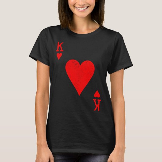 T-shirt King Of Hearts Matching Couple Saint Valentine's D (Devant)