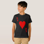 T-shirt King Of Hearts Matching Couple Saint Valentine's D (Devant entier)