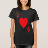 T-shirt King Of Hearts Valentine's Day Lover Royal Flush F (Devant)