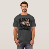 T-shirt King of the Apartment Jungle Maine Coon Oversized (Devant entier)