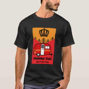 T-shirt King of the Camper - Drôle Camping RV