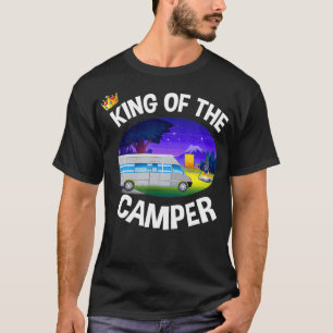 T-shirt King of the Camper Funny Camping RV avan Motorhome