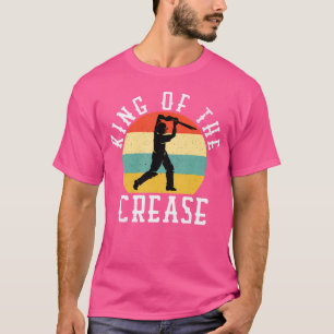T-shirt King Of The Crease Boys Cricket Player Batsman