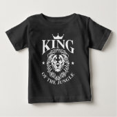 T-shirt King Of The Jungle Baby (Devant)