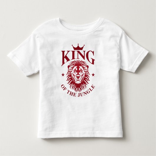 T-shirt King Of The Jungle Toddler (Devant)