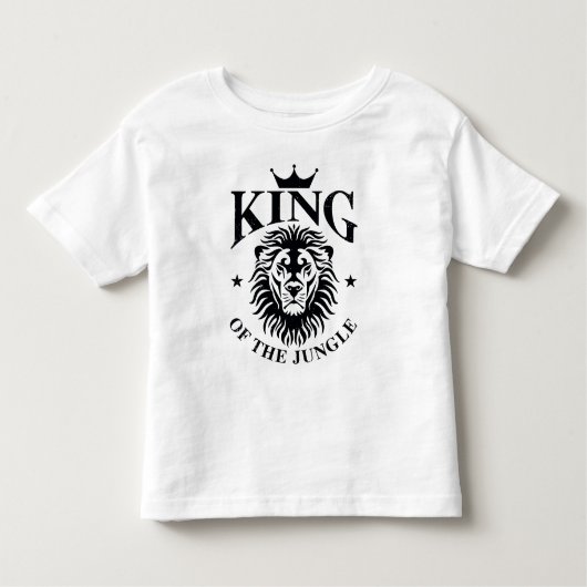 T-shirt King Of The Jungle Toddler (Devant)