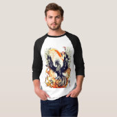 T-shirt King of the Sky Eagle Swooping Design - (Devant entier)