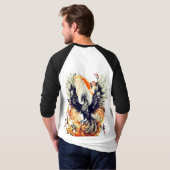 T-shirt King of the Sky Eagle Swooping Design - (Dos entier)