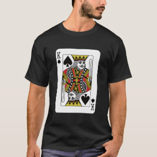 T-shirt King Of The Spades Jouer Poker Carte