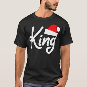 T-shirt King Père Noël Outfit Funny Christmas Cadeau Mens