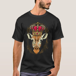 T-shirt King Queen Giraffe Princess Safari animal Giraffe