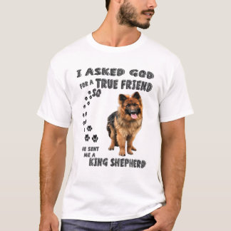 T-shirt King Shepherd Citation Maman Papa Print, Berger al