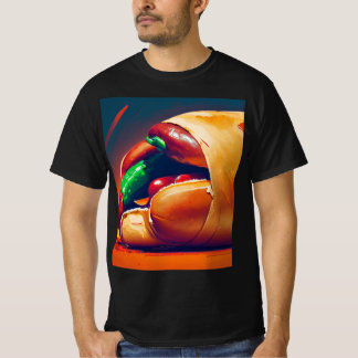 T-shirt King Size Sauser Sub - Big Bite Hot Dog