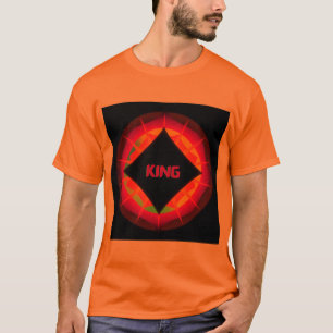 T-shirt KING Text Créer son propre texte Handsome