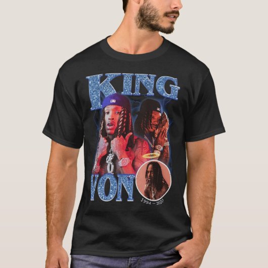 T-shirt King Von (Devant)