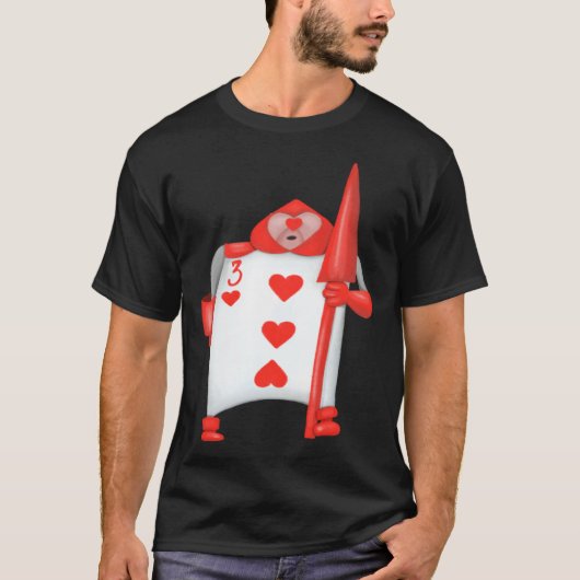 T-shirt Kingdom O Magic Three Of Hearts (Devant)