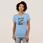 T-shirt Kingfisher avec Irises, Hokusai, 1834 (Devant entier)