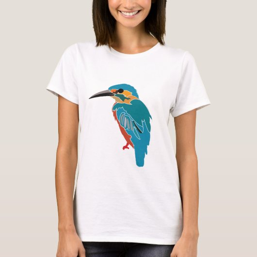 T-shirt Kingfisher Colorful (Devant)