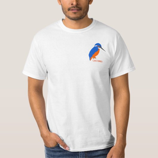 T-shirt Kingfisher Design Ajouter un nom (Devant)