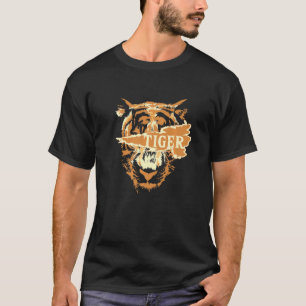 T-shirt Kingstiger Wild Cat Predateur Cat Sibérien Tigre