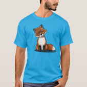 T-shirt KiniArt Cute Fox (Devant)